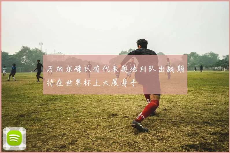 万纳尔确认将代表奥地利队出战期待在世界杯上大展身手